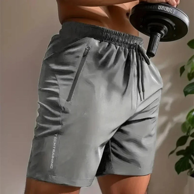 Breathable Drawstring Workout Shorts