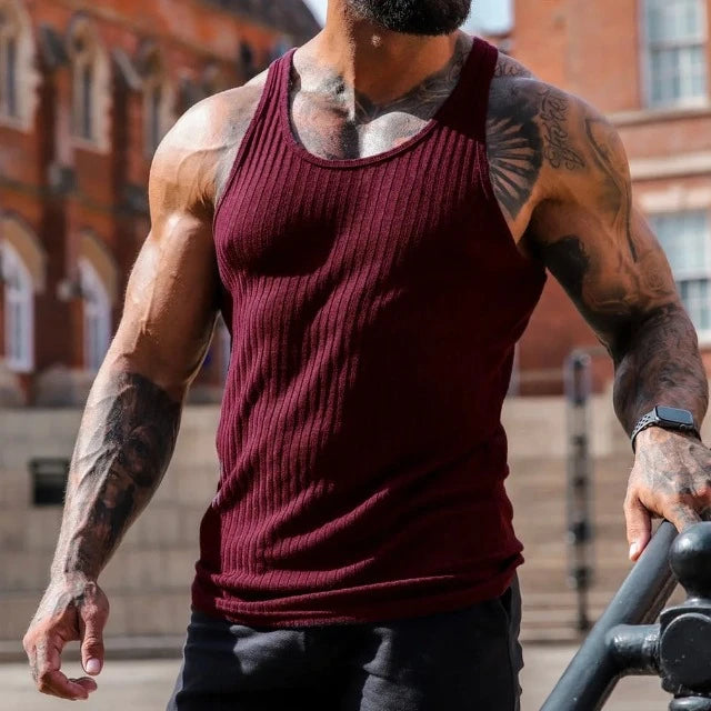 Large Size Men's Sports Fitness Tank Top