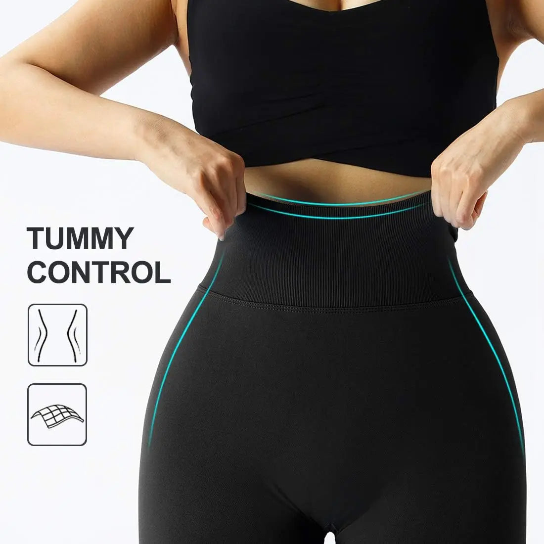 Seamless Knitted Fitness Gym Pants
