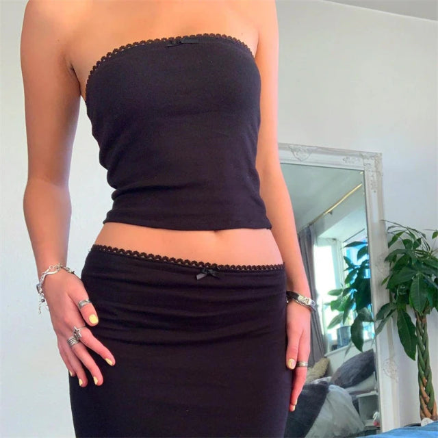 Two Piece Long Skirt