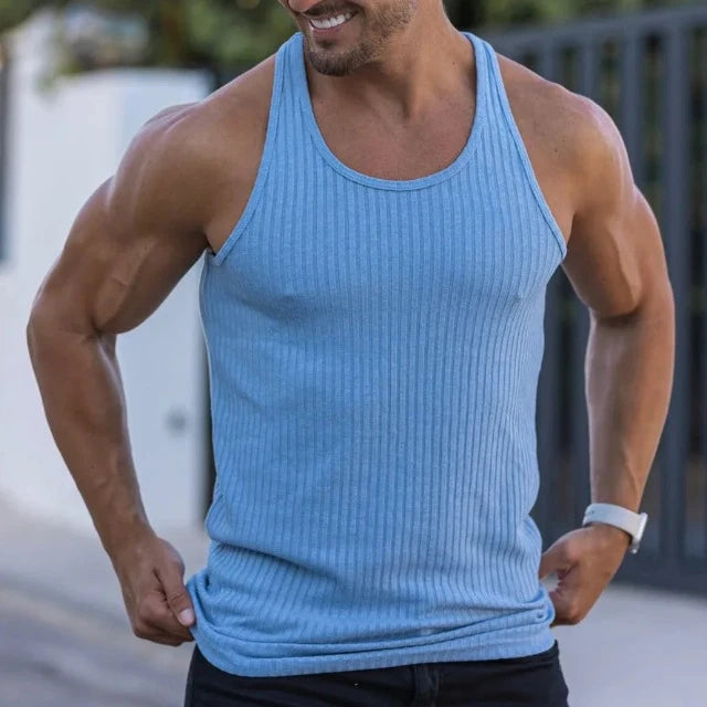 Large Size Men's Sports Fitness Tank Top