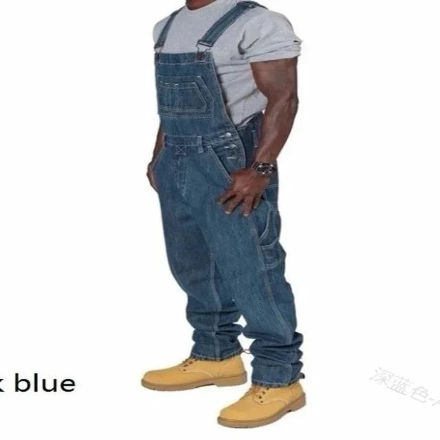 Men's Denim Jean Overalls