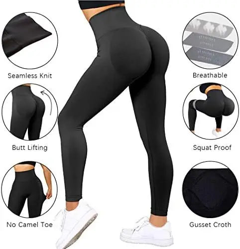 Seamless Knitted Fitness Gym Pants