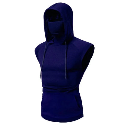 Thin Long Sleeve Hoodie with Mask