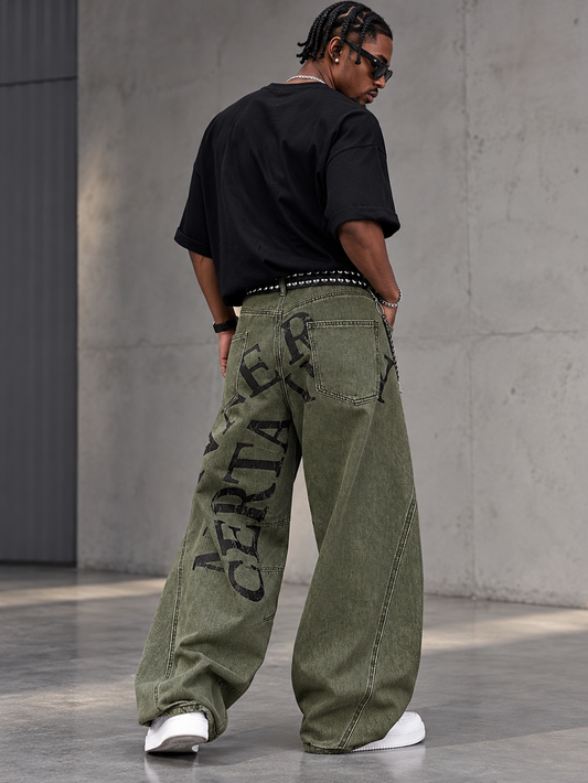 Baggy Loose Leg Cargo Pants