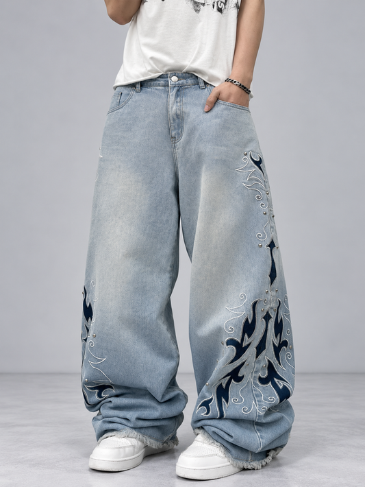 Men's Loose Fit Denim Jeans