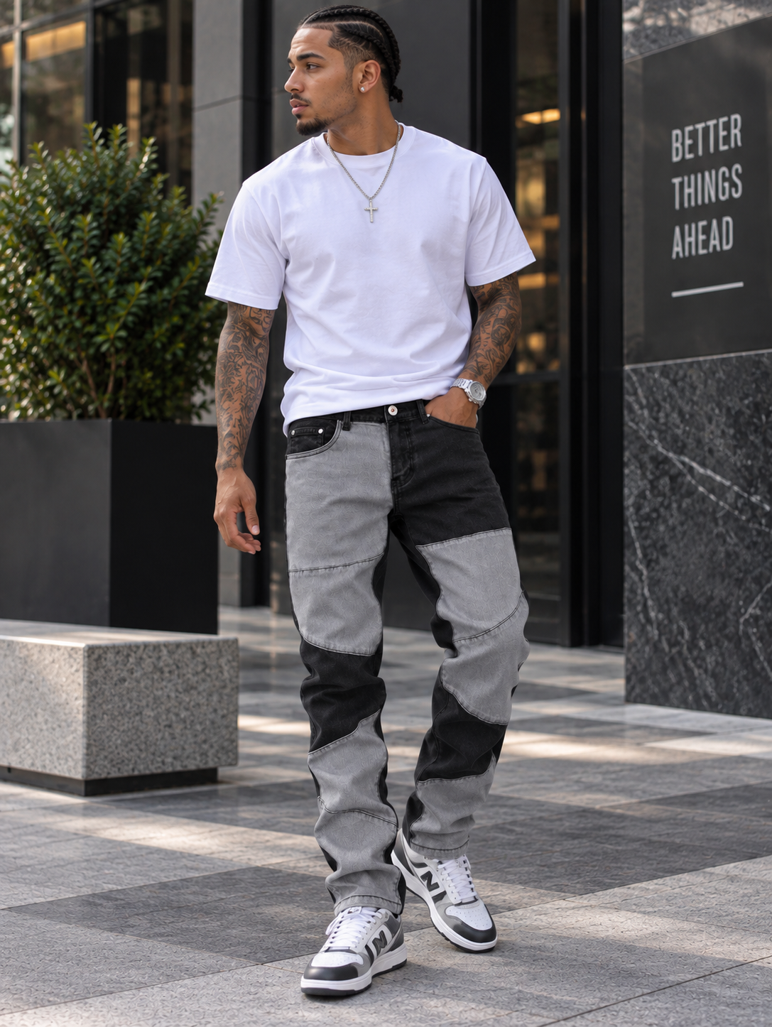 Men's Ripped Regular Fit Jeans
