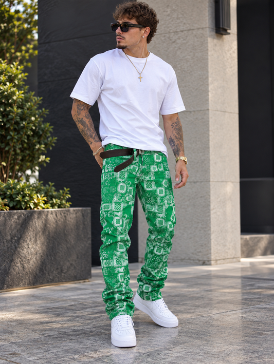 Men's Slim Fit Stretch Jeans Skinny Denim Pants