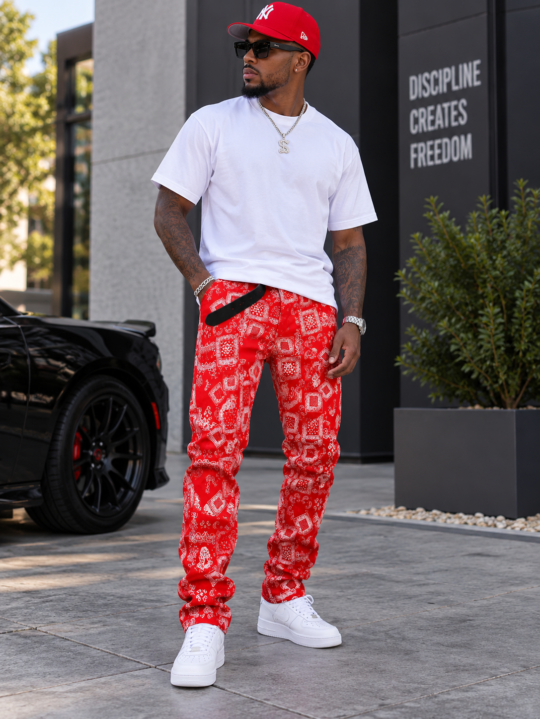 Men's Slim Fit Stretch Jeans Skinny Denim Pants
