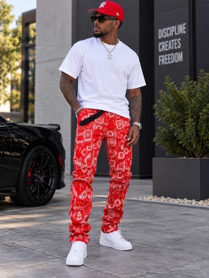 Men's Slim Fit Stretch Jeans Skinny Denim Pants
