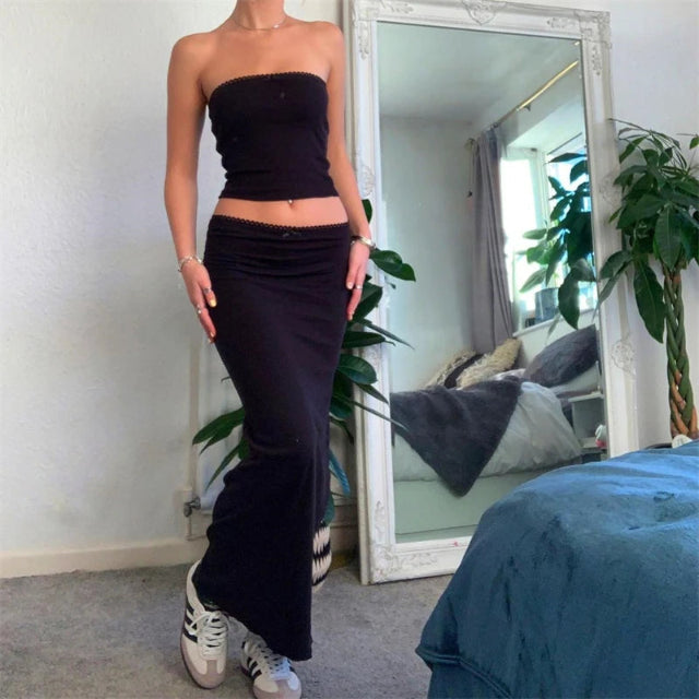 Two Piece Long Skirt