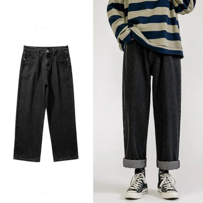 Classic Denim Wide Leg Jeans