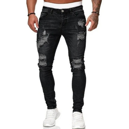 Men's Fashion Skinny Vintage Casual Slim Fit Jeans