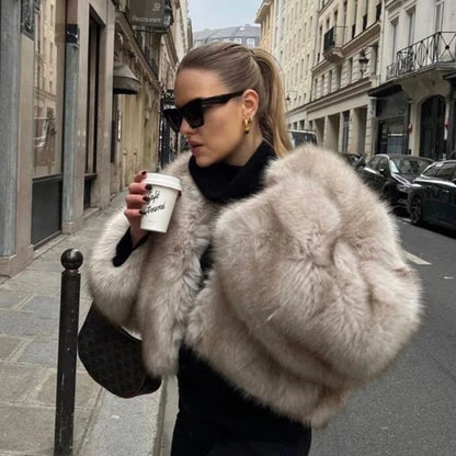 Women's Fluffy Short Fur Jacket