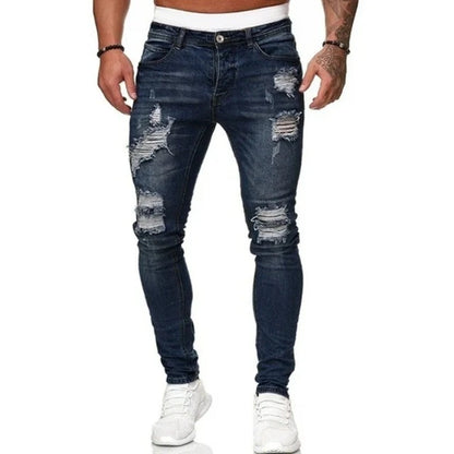 Men's Fashion Skinny Vintage Casual Slim Fit Jeans