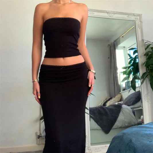 Two Piece Long Skirt