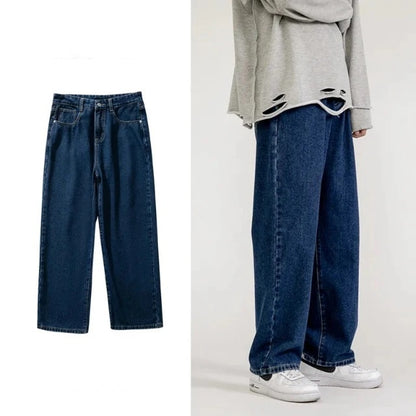 Classic Denim Wide Leg Jeans