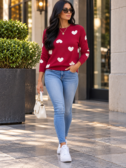 Women's Classic Crew Neck Fall Sweater