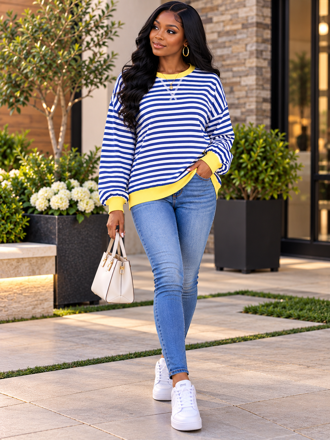 Women's Lightweight Oversized Sweatshirt